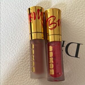 Buxom Red and Brown Lip Balm Gloss Set